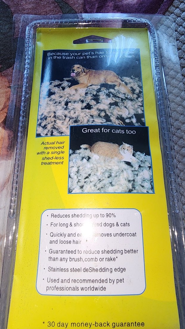 Renkli Mavi Kedi, köpek Tüy Dökücü Tarağı - Görsel 2