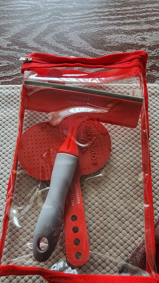 Ked /Köpek Tüyi Bakım Seti - Kırmızı ve Gri= Royal Canin - Görsel 3