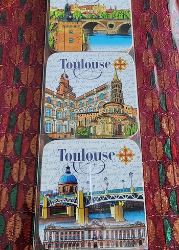 6'lı bardak altı seti. - Görsel 2