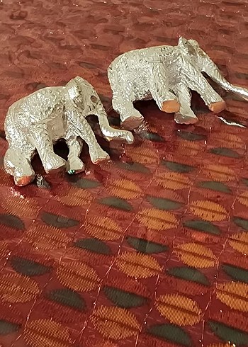 2 adet aksesuar fil _dekoratif obje - Görsel 3