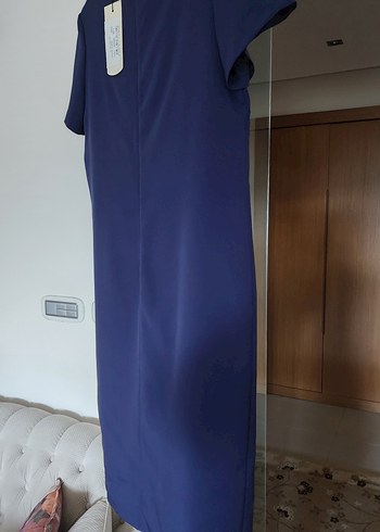 Lacivert elbise özel günler için. - Görsel 6