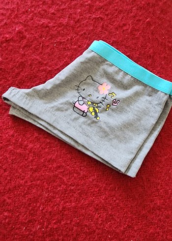 Kız Çocuk Gri Baskılı İç Giyim Takımı - Görsel 8