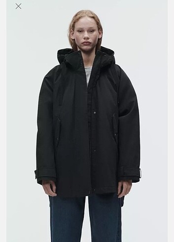 l Beden Zara oversize parka