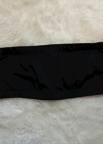 Cottonhill Siyah Straplez Crop Top Büstiyer - Görsel 2