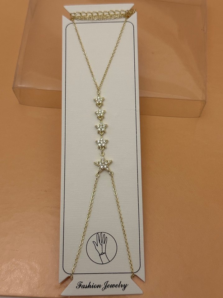 Xuping- Yıldız Detaylı Altın Renk Şahmeran - Görsel 2