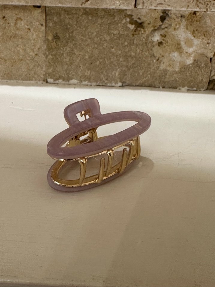 Lila renkte Saç Tokası - Görsel 2