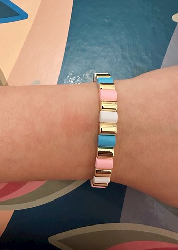Pastel Boncuklu Kadın Bileklik - Görsel 2