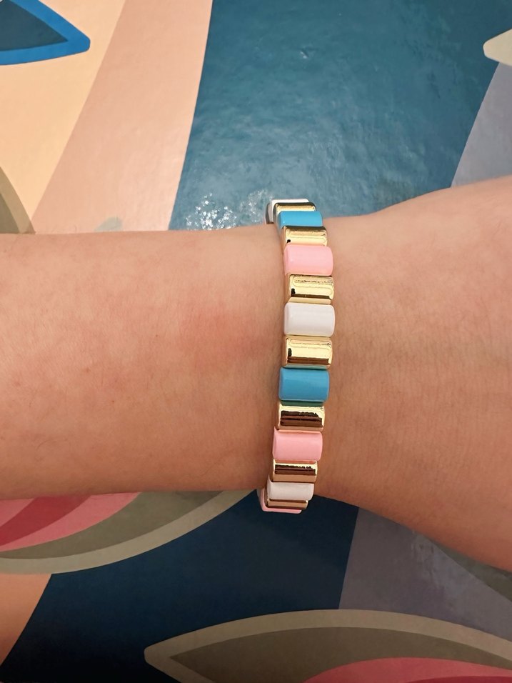 Pastel Boncuklu Kadın Bileklik - Görsel 2