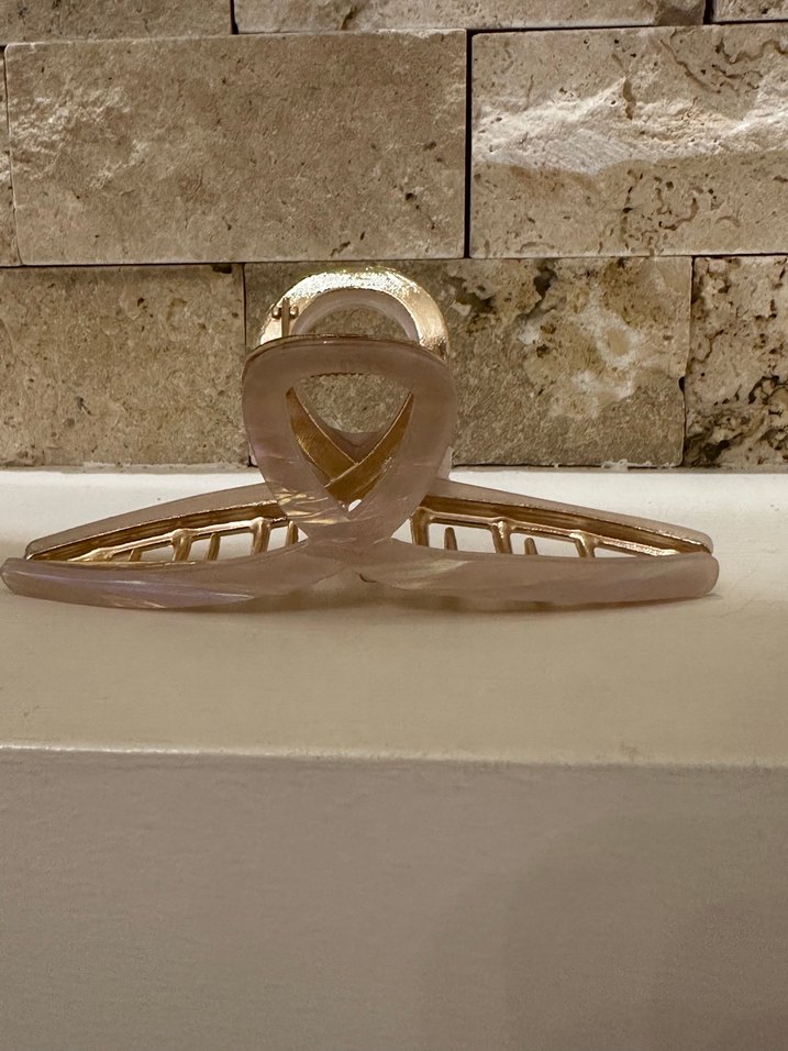 Bej renkli Saç Tokası - Görsel 2