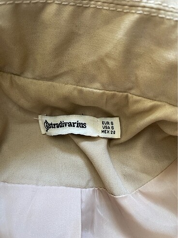 s Beden camel Renk Stradivarius trençkot