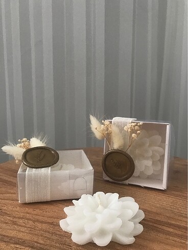 LOTUS ÇİÇEĞİ HEDİYELİK MUM