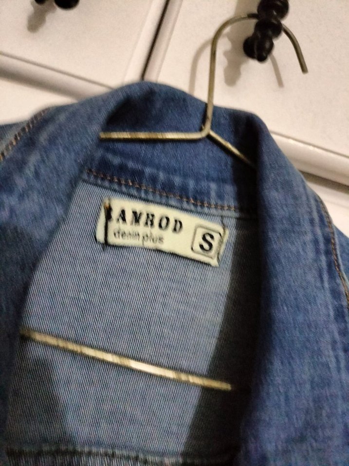 Mavi Düğmeli Kadın Denim Ceket - Görsel 3