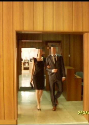 Kısa Kollu Siyah Fırfırlı Gotik Elbise - Görsel 6