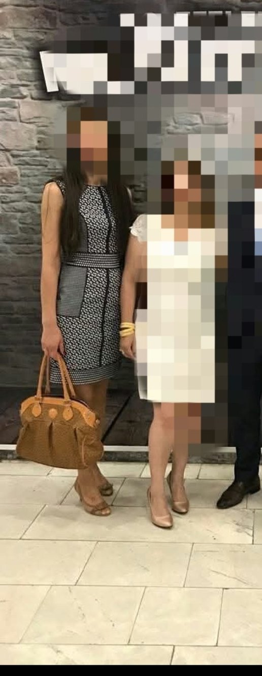 Gri Desenli Kemerli Midi Kalem Elbise - Görsel 5