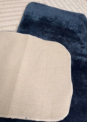 Diğer Elart Koyu Mavi Banyo Paspası Seti