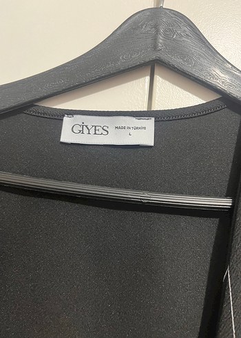 Düğmeli Çizgili Kadın Yelek - Görsel 4