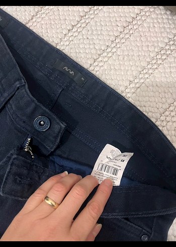 Avva marka Erkek Lacivert Normal Kesim Denim Pantolon - Görsel 2