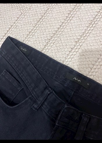 Avva marka Erkek Lacivert Normal Kesim Denim Pantolon - Görsel 3