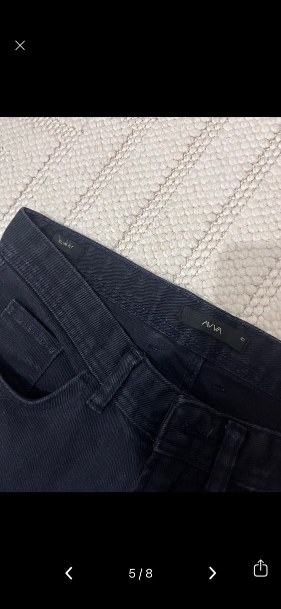 Avva marka Erkek Lacivert Normal Kesim Denim Pantolon - Görsel 3