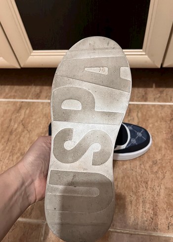 U.S. Polo Assn. Kadın Lacivert Dolgu Topuklu Spor Ayakkabı - Görsel 6