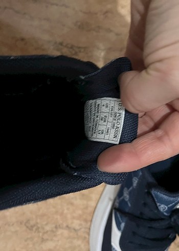 U.S. Polo Assn. Kadın Lacivert Dolgu Topuklu Spor Ayakkabı - Görsel 3