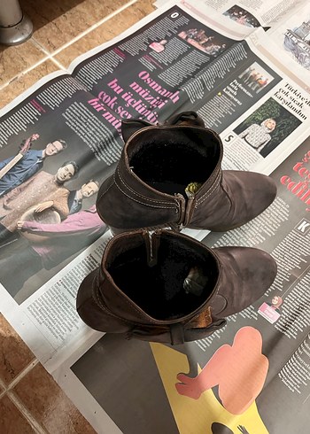 Kadın kısa topuklu bot - Görsel 4