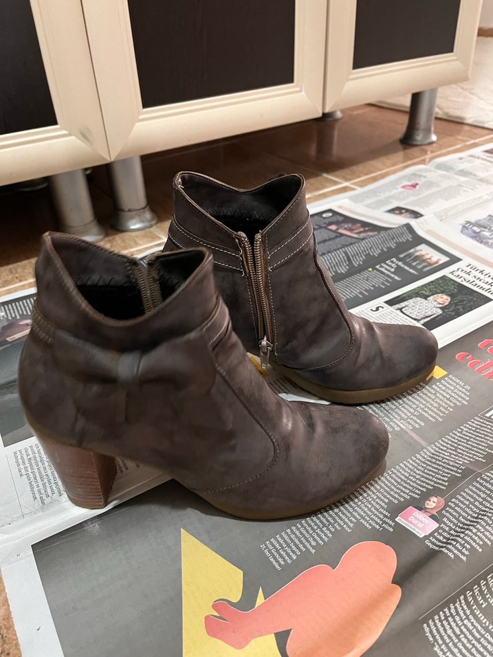 Kadın kısa topuklu bot - Görsel 5