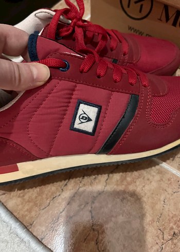 Erkek  Kırmızı Spor Ayakkabı Velcro Detaylı - Görsel 3