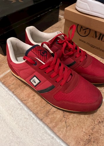 Erkek  Kırmızı Spor Ayakkabı Velcro Detaylı - Görsel 6