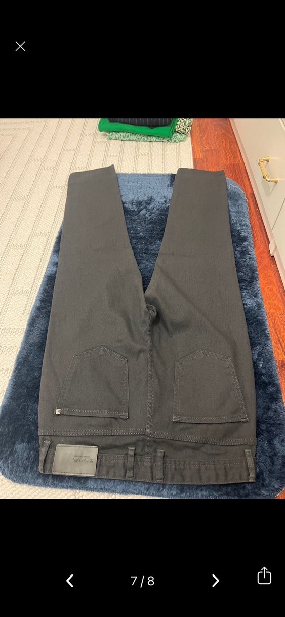 Gri Regular Fit Denim Kemerli Erkek Pantolon - Görsel 4