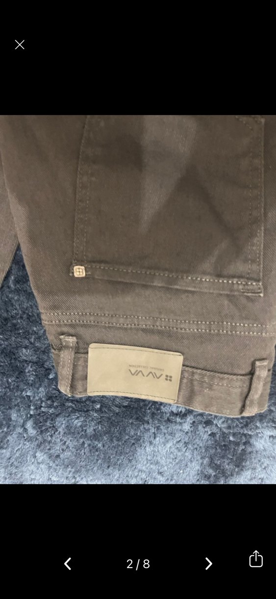 Gri Regular Fit Denim Kemerli Erkek Pantolon - Görsel 2