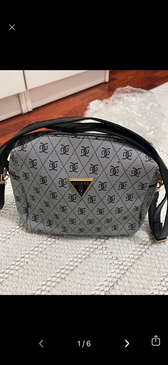 Gri Desenli Kadın Çapraz Çanta - Görsel 2