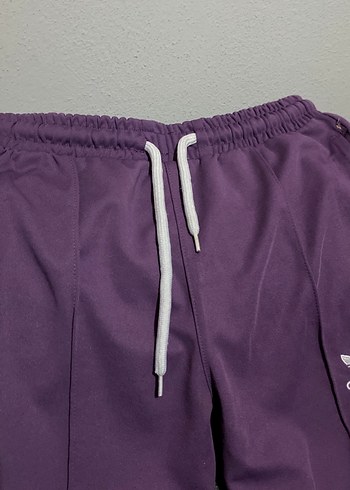 Adidas Mor Fermuarlı Kadın Spor Eşofman Altı