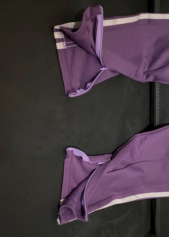 m Beden mor Renk Mor Fermuarlı Kadın Spor Eşofman Altı