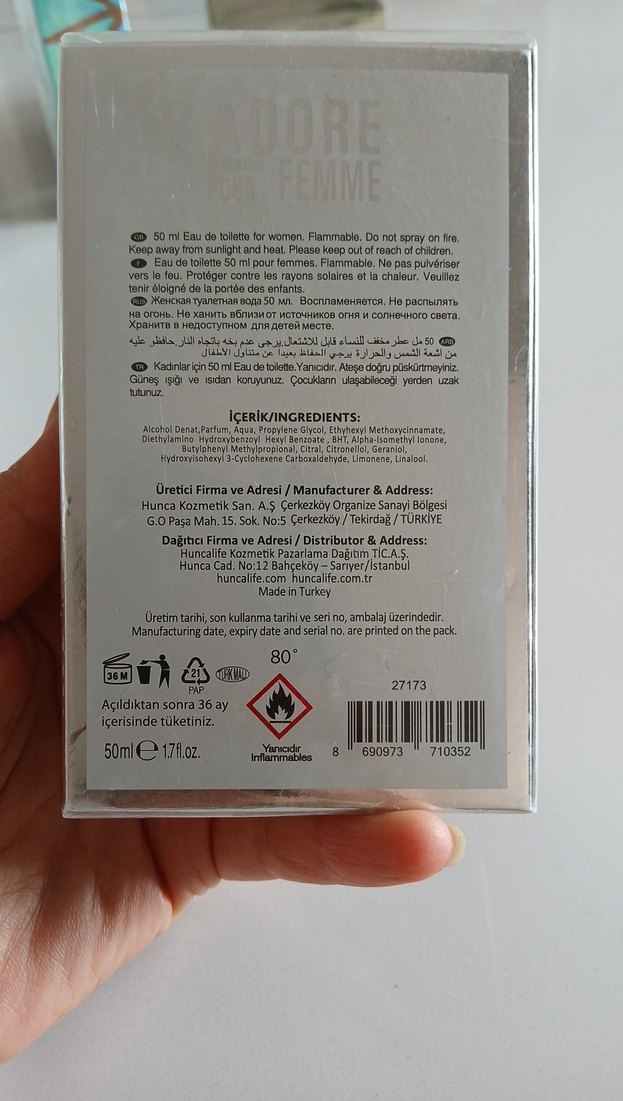 Adore Femme Eau de Toilette Kadın Parfümü - Görsel 3