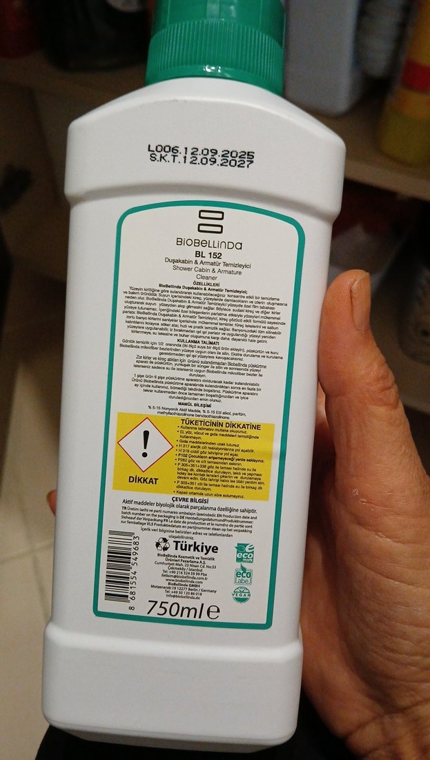 Biobellinda Doğal Duşakabin Temizleyici - Görsel 2