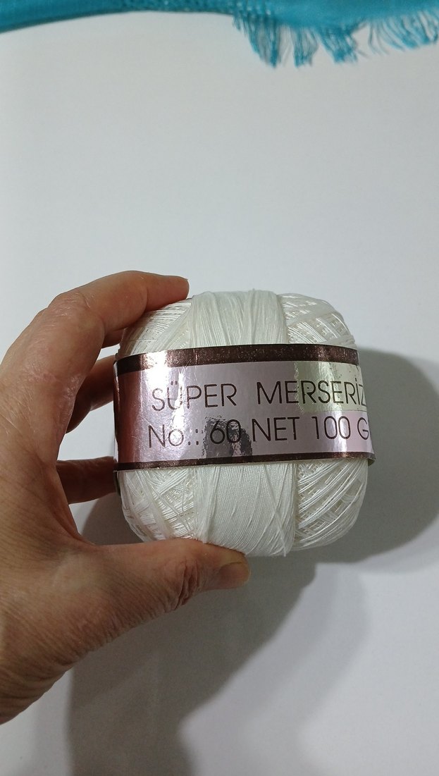 Ören Bayan Süper Dantel İpi 60 Numara Beyaz - Görsel 2