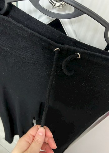 m Beden siyah Renk Siyah Kemerli Kadın Kumaş Pantolon