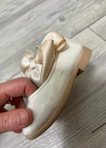 Klasik Beyaz Kız Çocuk Babet Ayakkabı - Görsel 9