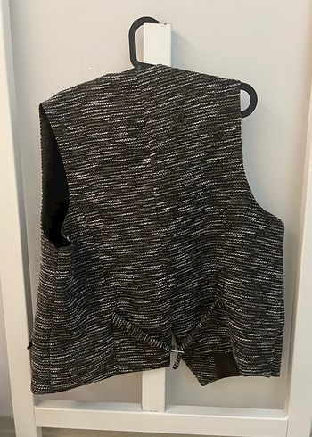 Düğmeli Gri erkek  Midi Yelek - Görsel 3