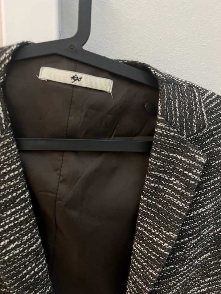 Düğmeli Gri erkek  Midi Yelek - Görsel 2