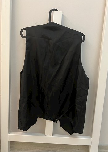 Erkek Siyah Kemerli Kolsuz Ceket - Görsel 3