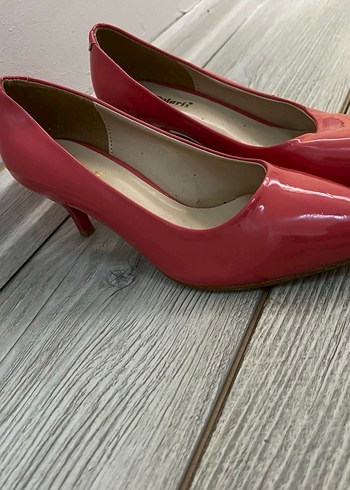 Pembe Stiletto Topuklu Kadın Ayakkabı - Görsel 5