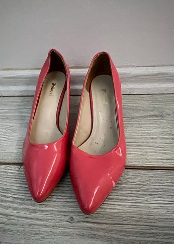 Pembe Stiletto Topuklu Kadın Ayakkabı - Görsel 6