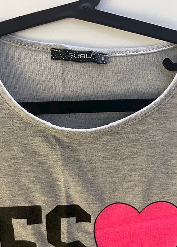 Gri Baskılı Uzun Kollu Pamuklu Tunik - Görsel 3