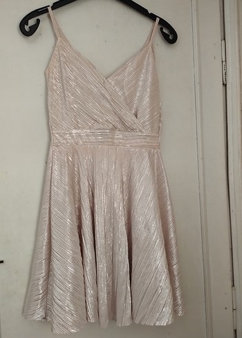 Koton Koton Bej Party Wear Koleksiyon Mini Elbise