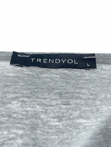 l Beden gri Renk Trendyol & Milla Mini Üst %70 İndirimli.
