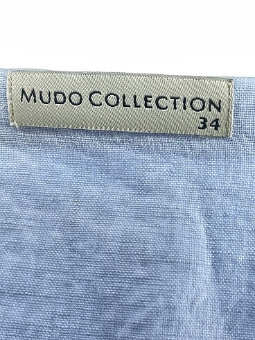 34 Beden mavi Renk Mudo Bluz %70 İndirimli.