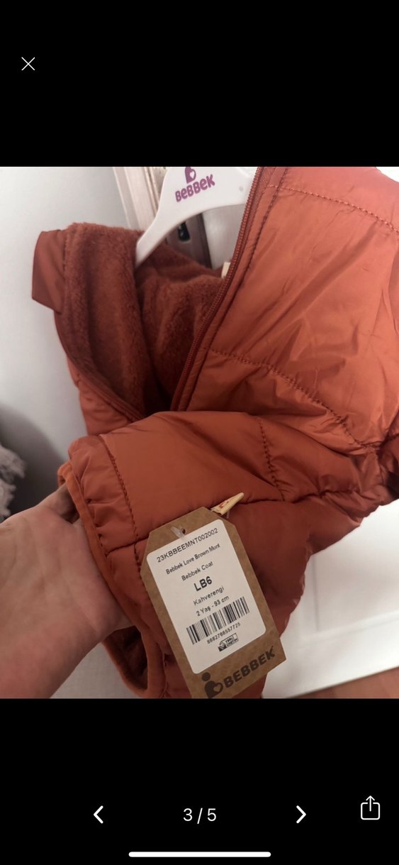 Unisex taba rengi mont 18-24 - Görsel 3