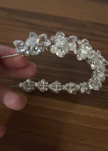 Accessorize Beyaz Cam Boncuklu Bohem Saç Aksesuarı